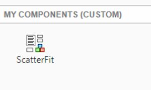 Figure 7. Custom chart integrated with App Designer.