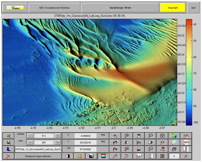 The SonarScope interface, built using MATLAB.