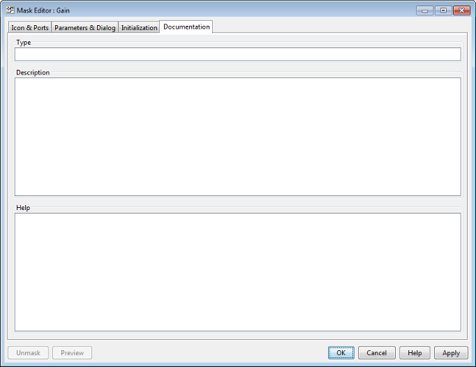 Figure 5. Documentation for masked blocks.