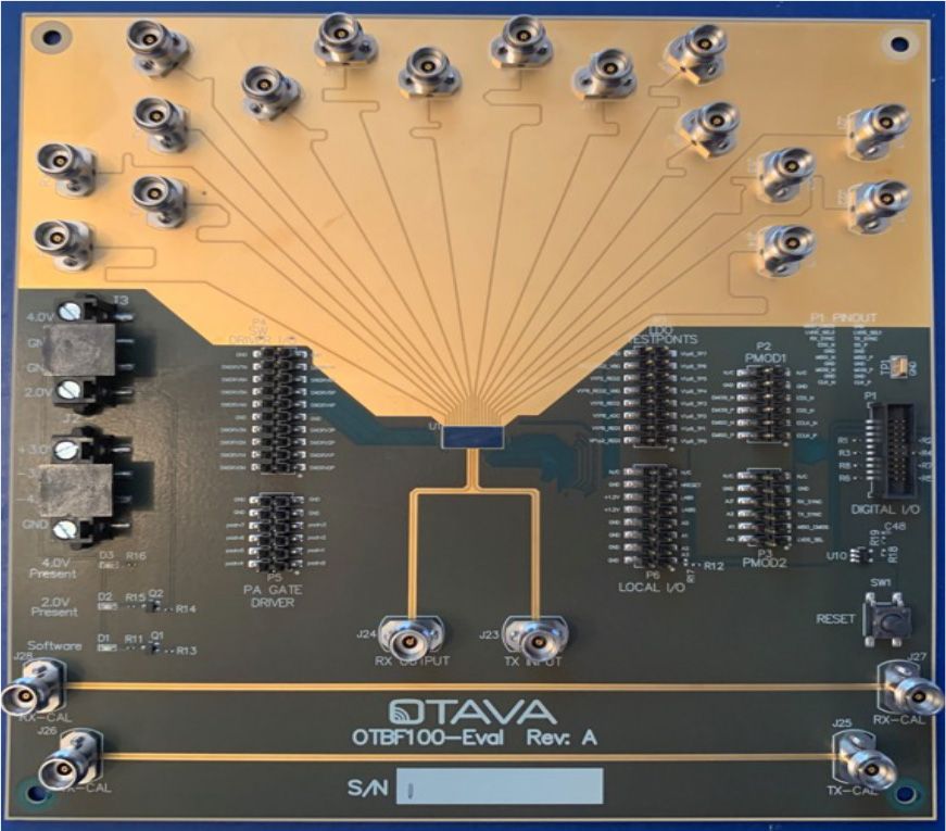 The Otava O T B F 103 evaluation board. 