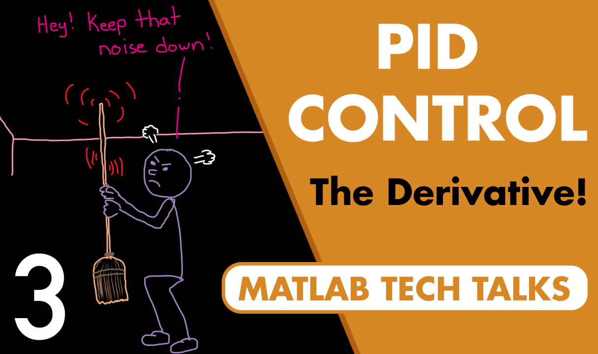 Noise is generated by sensors and is present in every system. The derivative in an ideal PID controller amplifies high frequency noise. This video describes how to modify the derivative path to reduce the noise before it impacts the controller.