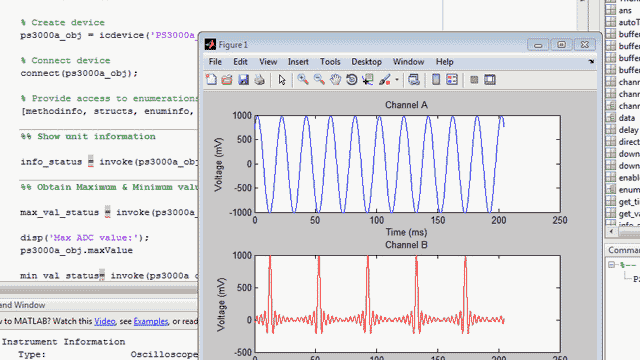 PicoScope Support from Instrument Control Toolbox - Hardware