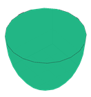 Hemispherical dielectric lens