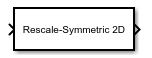 Rescale-Symmetric 2D block