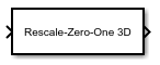 Rescale-Zero-One 3D block