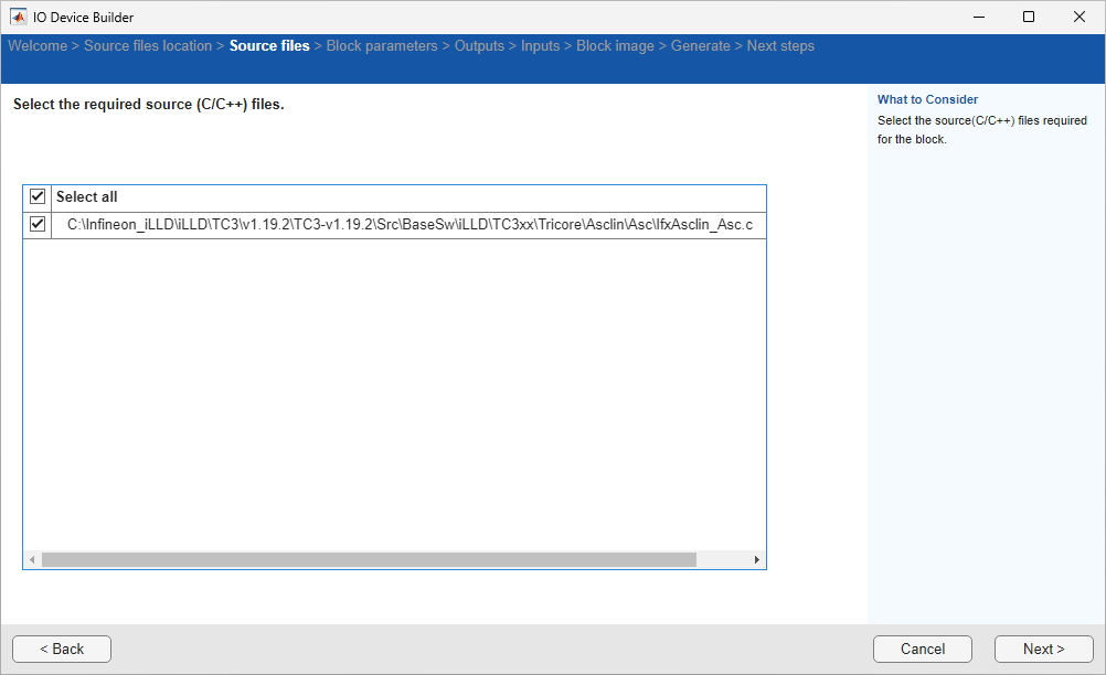 source files