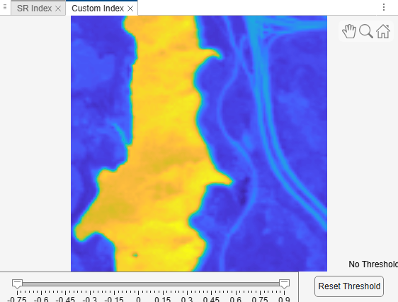 Hyperspectral Viewer Custom Spectral Index View