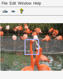 Figure Overview (My Image Compare Tool) contains an axes object and other objects of type uipanel, uitoolbar, uimenu. The hidden axes object contains 8 objects of type line, patch, image.
