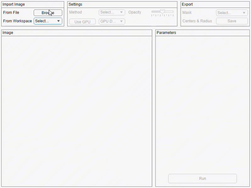Import image in the app