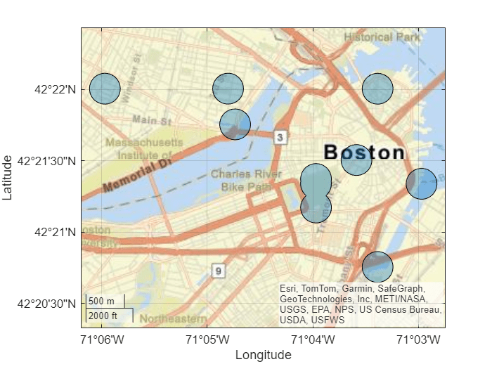 Figure contains an axes object with type geoaxes. The geoaxes object contains an object of type polygon.