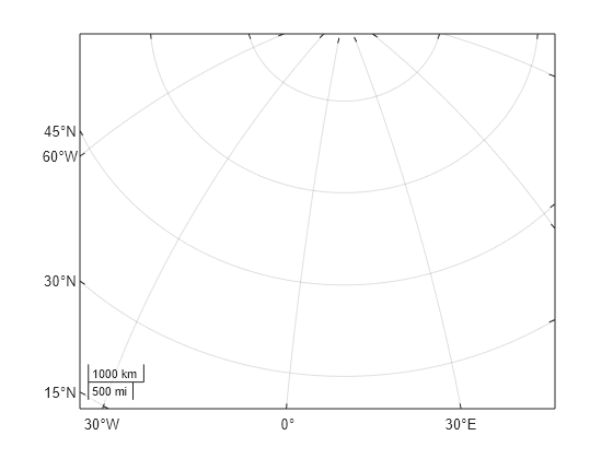 Figure contains an axes object with type mapaxes. The mapaxes object is empty.