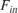 $F _{in}$