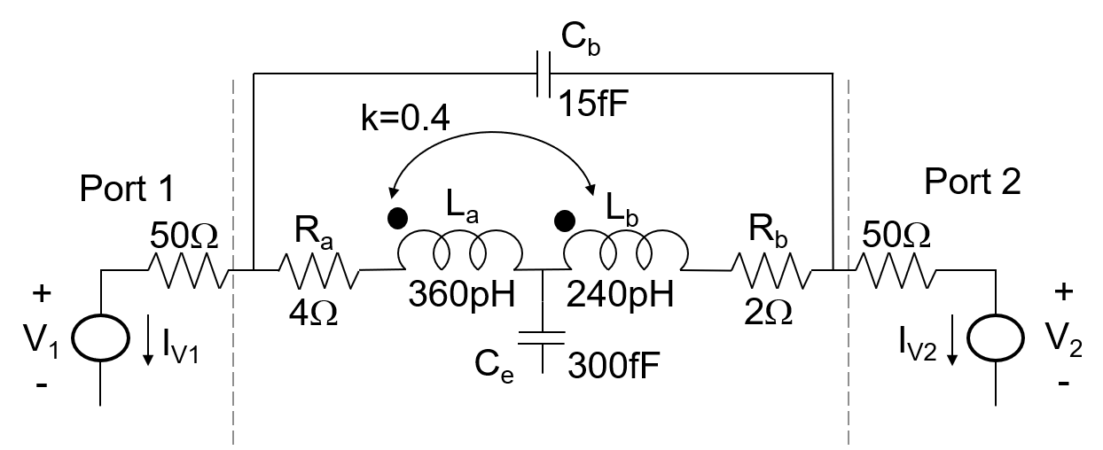 Analyze T-Coil Circuit