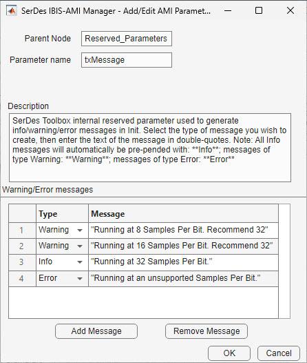 Output Custom Messages from IBIS-AMI Models