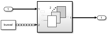 ArrayOfBusesFromStructure model