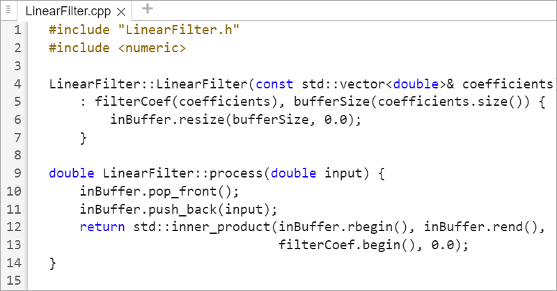 Source file LinearFilter.c.