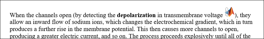 A screenshot of the requirements document with a requirement link.