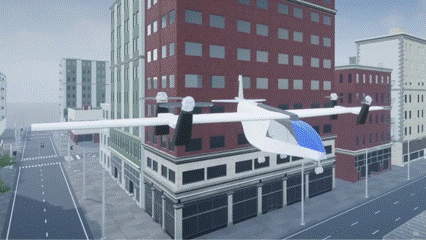 Visualize VTOL UAV Takeoff and Transition in 3D