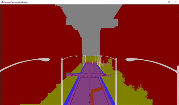 Depth and Semantic Segmentation Visualization Using Unreal Engine Simulation