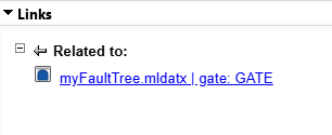 This image shows the requirement for the Requirements Editor in the Links section when viewing the requirement link to a gate labeled GATE2.