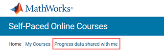 Progress data shared with me link
