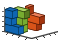 3-D horizontal bar chart