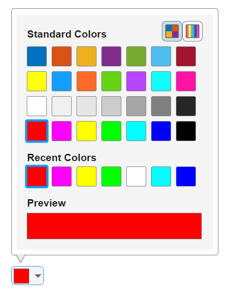 Color picker UI component