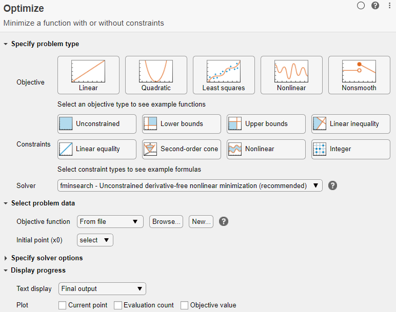 matlab optimization toolbox ubc