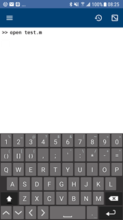 MATLAB keyboard on Android