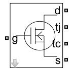 SPICE-Imported MOSFET block