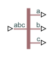 PS Three-Element Demux block