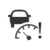 Adaptive Cruise Control Failure icon: a speedometer with an exclamation mark next to it and the silhouette of a car in the background