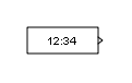 Digital Clock block