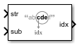 String Find block