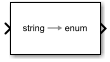 String to Enum block