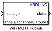 Block icon for Arduino WiFi MQTT Publish