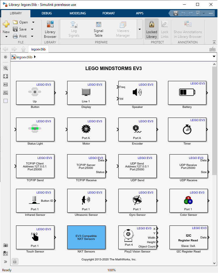 LEGOMINDSTORMSEV3 Library.