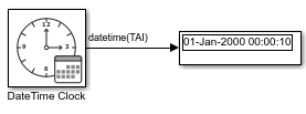 DateTime Clock output of 01-Jan-2000 00:00:10