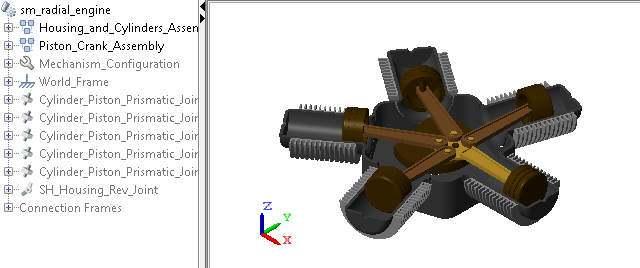 Radial Engine with Every Subsystem Visible