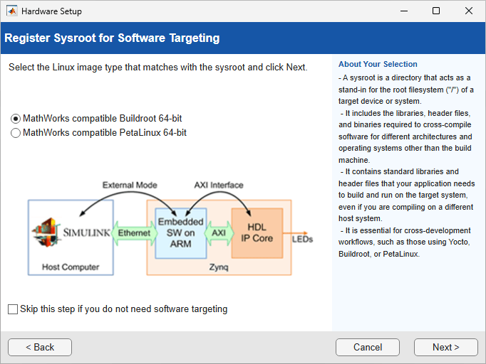 Register the Root Filesystem