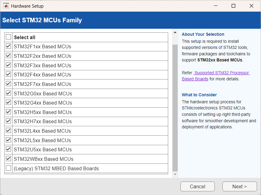 stm32setup