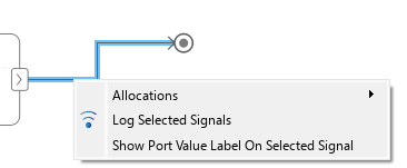 Log Selected Signals option