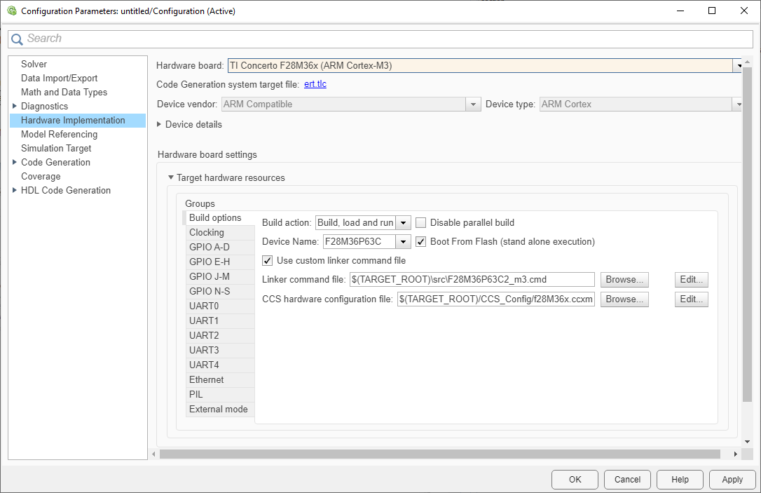 Configuration Parameters