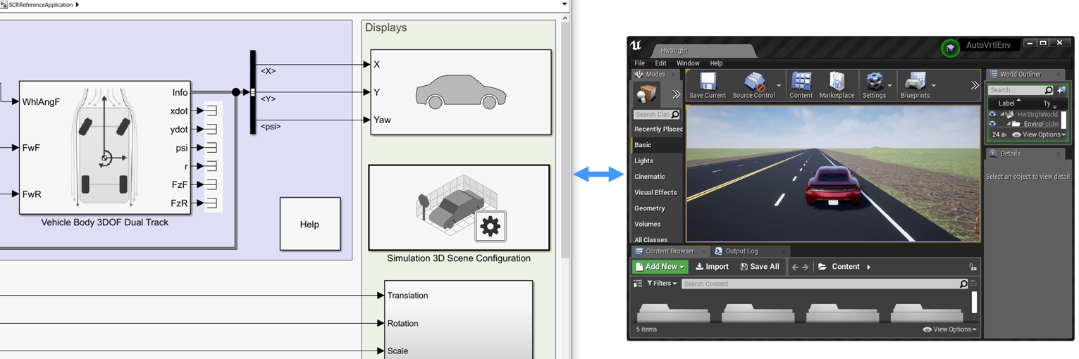 Customize 3D Scenes for Vehicle Dynamics Simulations MATLAB