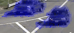 Farneback optical flow method.