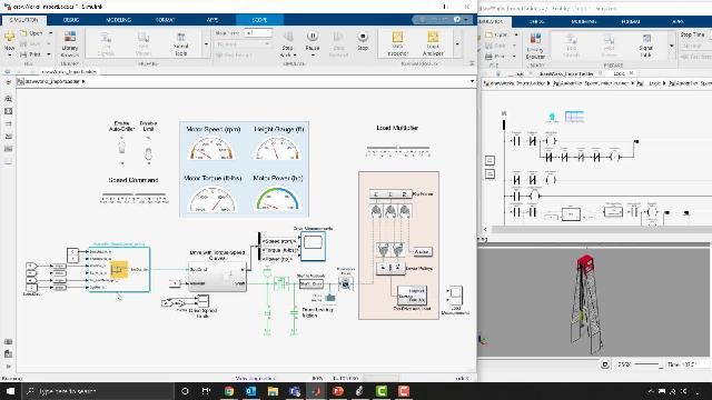 Legacy PLC code is imported into Simulink for testing and validation purposes. 