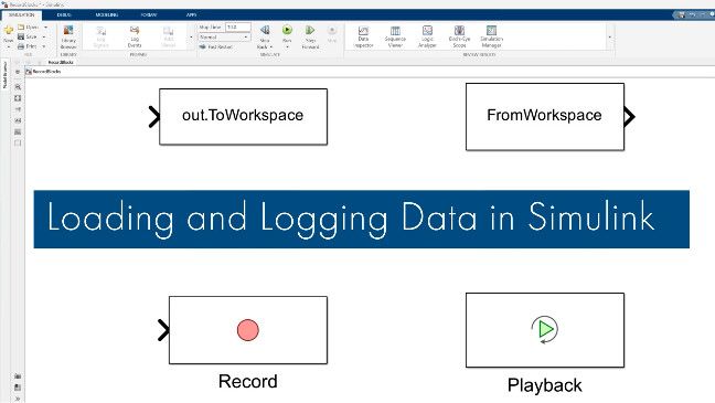 Loading and logging signal data in Simulink is critical for understanding the behavior of your system and making informed decisions about its design. Learn how you can load signal data by using workspace variables, Playback Block, or Signal Editor.