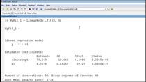 There are three new functions for regression in the 2012a release of MATLAB. I am not an expert in this area, but Richard is. Enjoy his video about these capabilities.