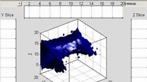 I was working with a MATLAB user that had a large number of data points in the form of x,y,z triples. He was mostly interested in the density of these data points over the range of the data. At first he tried to just do a scatter plot, but there was 